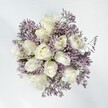 A vision of calm and gentle beauty, this Stanmore-inspired bouquet marries creamy white roses with airy lavender statice, each flower chosen for its purity and tactile grace. The roses open fully, their velvety petals illuminated by soft light filtering through Stanmore's leafy lanes, while the statice winds in delicate branches, bringing a wispy pastel contrast to the lush ivory blooms. This interplay delivers a quietly enchanting effect-sharp rose forms softened by the papery charm of lavender clusters, echoing the tranquillity of Stanmore's local parks and gardens. In the daylight, pale tones and fine textures merge, crafting an atmosphere that is both pure and hopeful, perfect for occasions of new beginnings or heartfelt celebrations. Notes of delicate, almost powdery fragrance float around the bouquet, reminiscent of peaceful mornings and cherished family homes in Stanmore. Thoughtfully composed and lovingly arranged, this bouquet is a promise of sincerity and enduring affection, a serene gift for any moment of celebration or comfort, prepared with the artistry unique to Stanmore's florists.